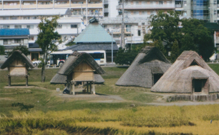 弥生時代の住居の再現です