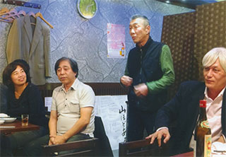 二次会で。松元ヒロさん