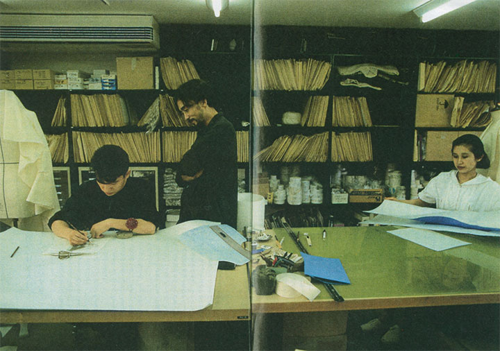 山本さんの仕事場で