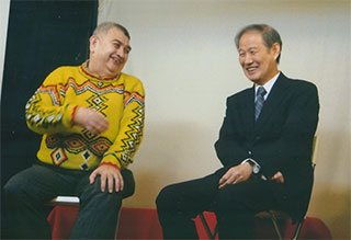 落語のあと、２人でトークを