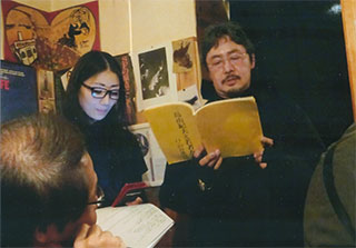 「三島を語る」。瀧沢さんと花田さん