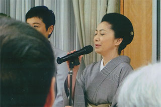 石川さゆりさんが祝辞を
