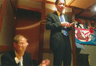 清水雅彦さん（一水会で）