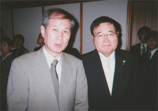 亀井静香さんと